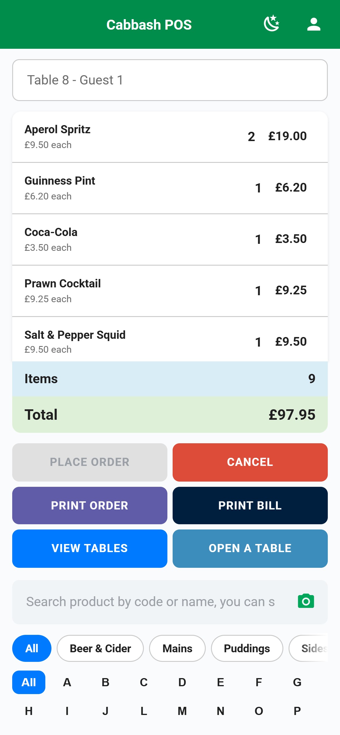 Restaurant POS, Hotel Management & Retail POS | Cabbash